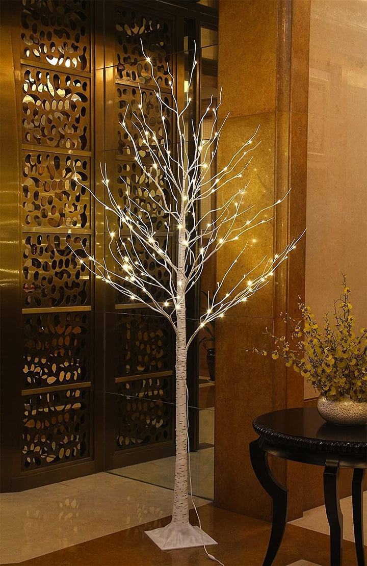LED Birch Tree Light Set