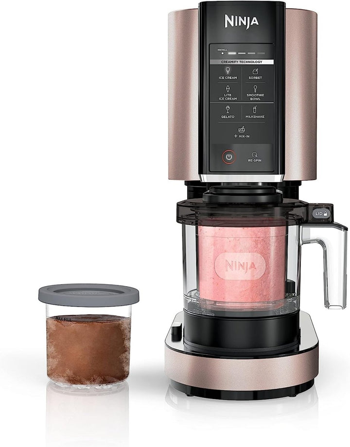 7 One-Touch Programs Ice Cream Maker, with (2) Pint Containers & Lids - Cocoa Yacht Club