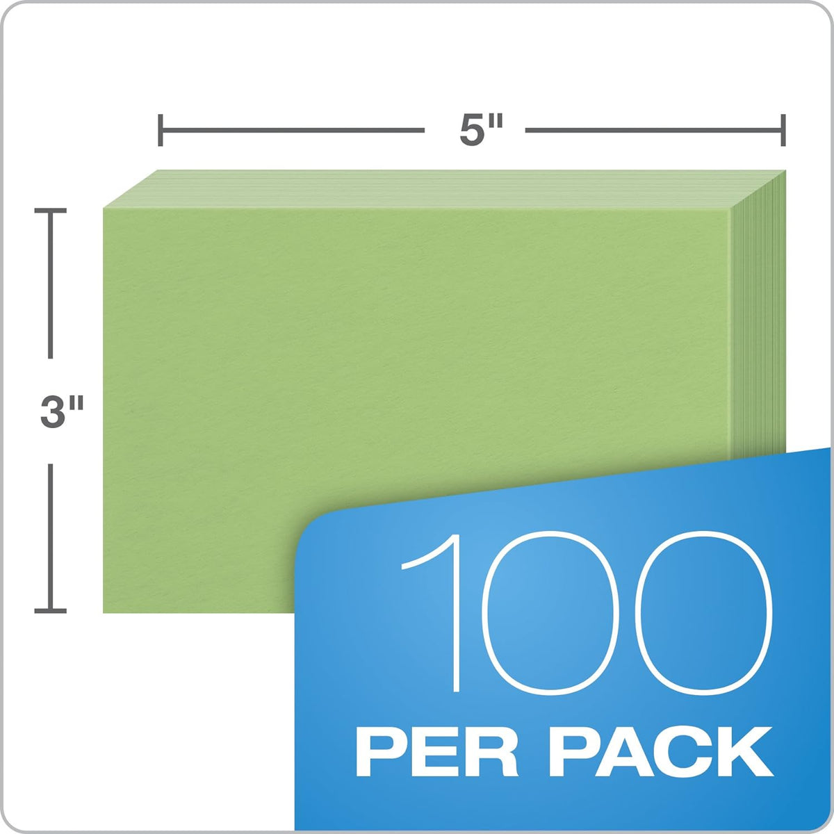 Oxford Blank Color Index Cards