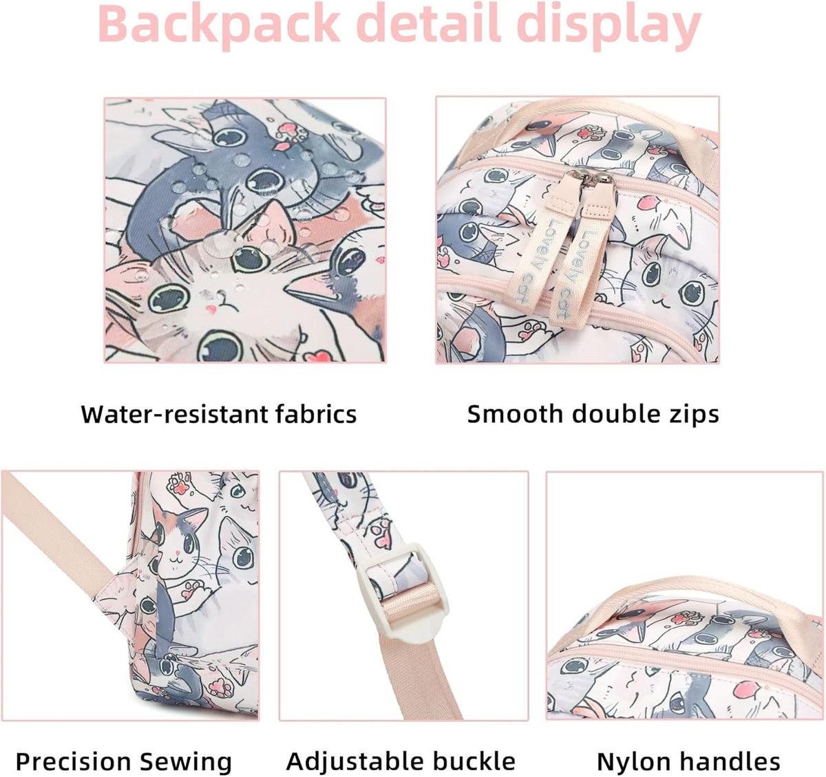 Daisy Prints Backpack for Girls