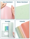 3 Hole Pocket Folders (6 Pack, Assorted Color)