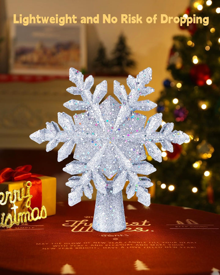 Christmas Star Tree Topper with Built-in Led