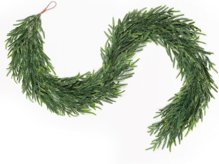 12FT (2 * 6FT) Christmas Norfolk Pine Garland