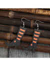 Alloy Wooden Boots Earrings - Cocoa Yacht Club