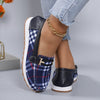 Cocoa Yacht Club Checkered Metal Buckle Loafers