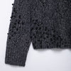 Cocoa Yacht Club Hollow Bead Knit Sweater