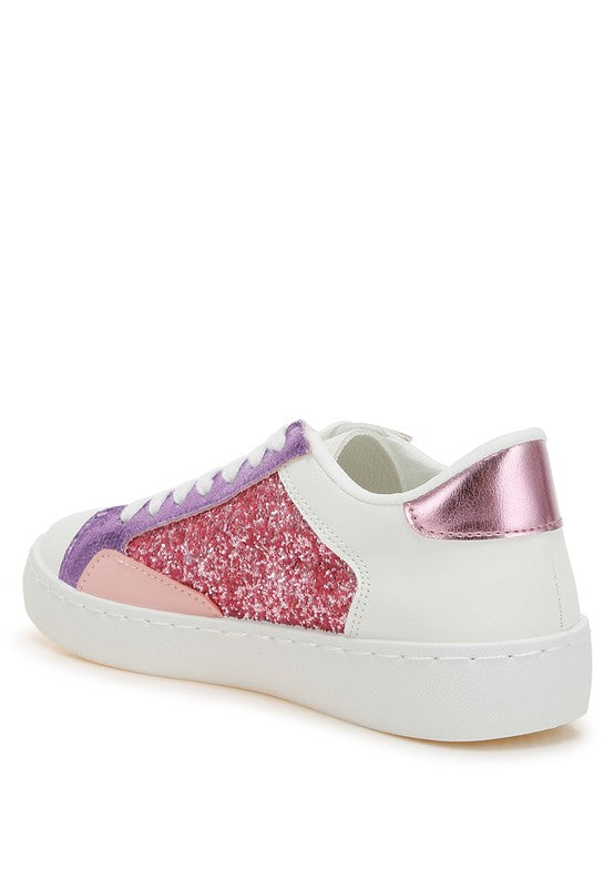 Cosmolight Glitter Faux Leather Sneakers