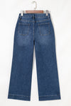 Ashleigh Blue Cropped High Rise Wide Leg Jeans