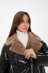 Genuine Mink Fur Down Fill Jacket