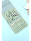 Grass Green 16pcs Portable Manicure Nail Clippers Set