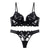 Cocoa Yacht Club Ultra-Thin Lace Panty & Bra Set