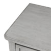 Cocoa Yacht Club Narrow Console Desk, with Three Storage Drawers and Living Room Bottom Shelves (Grey Washed)