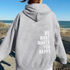 XS ---5XL Do What Makes You Happy Hooded Sweatshirt