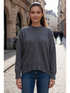 Basic Bae Round Neck Dropped Shoulder Sweater