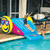 WOW Watersports Fun Inflatable Water Slide with Sprinklers for In-Ground Pools
