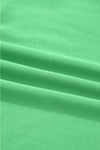 Bright Green Drop Shoulder Crop Pullover Drawstring Wide Leg Pants Set