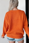 Flamingo Hello Pumpkin Graphic Sweater