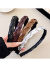 PU Leather Braided Hair Headband