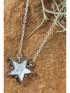 White Star Shape Pendant Chain Necklace