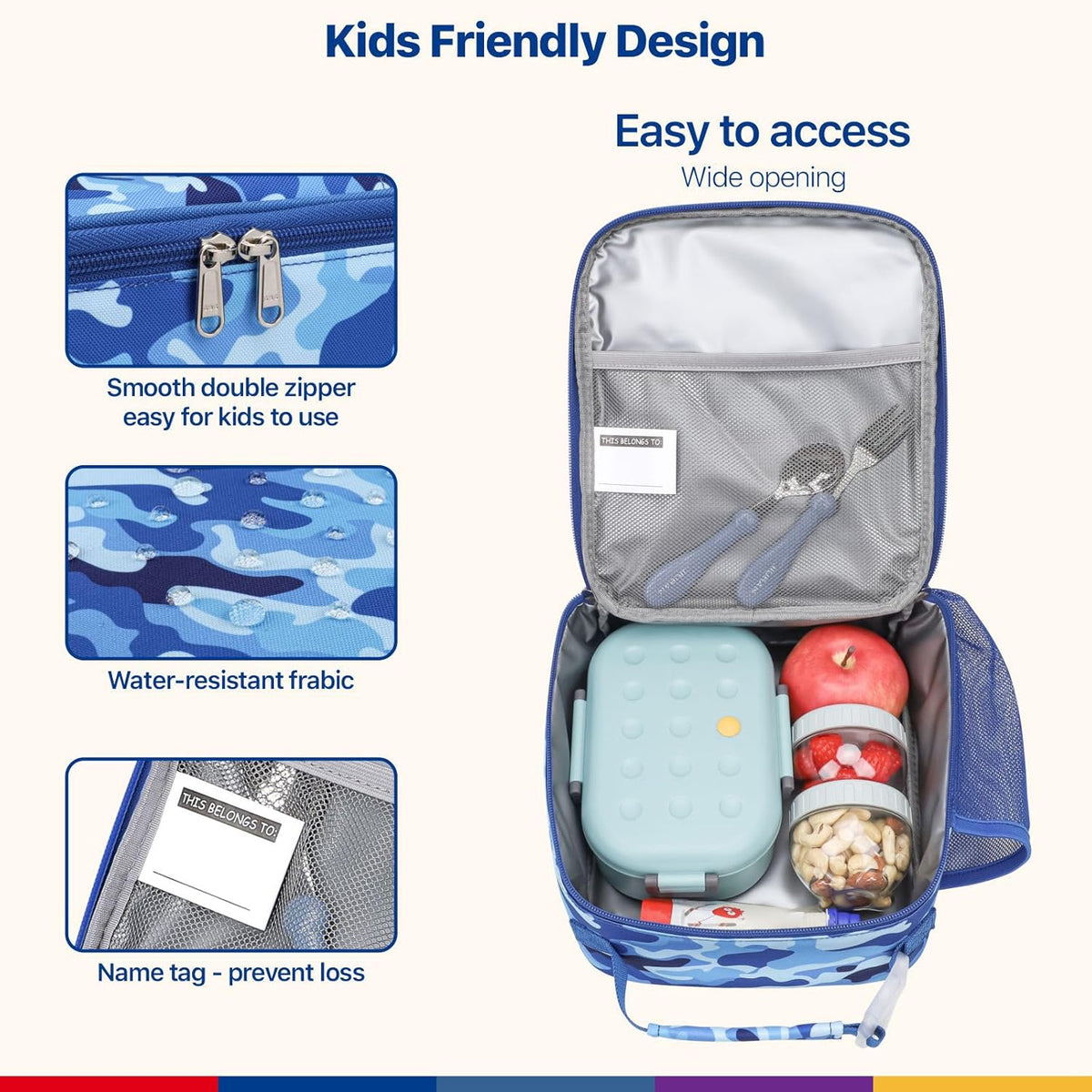 Insulated Kids Lunch Bag