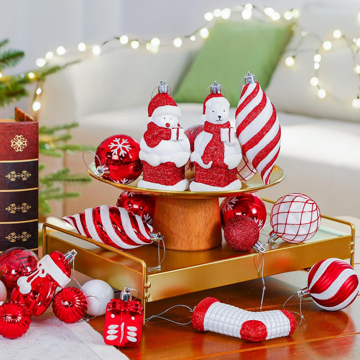 112pcs Christmas Balls Ornaments Set