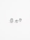 925 Sterling Silver Zircon Star Stud Earrings