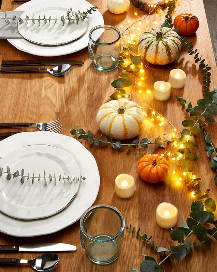 Homemory 12Pcs Flickering Flameless Candle Battery Operated