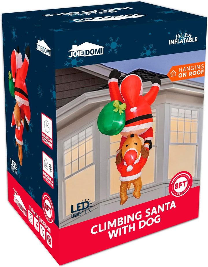 8 FT Hanging Christmas Inflatables Decoration