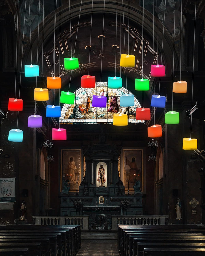 Homemory 12Pcs Flickering Flameless Candle Battery Operated