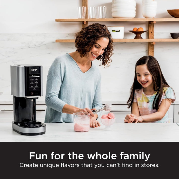 7 One-Touch Programs Ice Cream Maker, with (2) Pint Containers & Lids - Cocoa Yacht Club