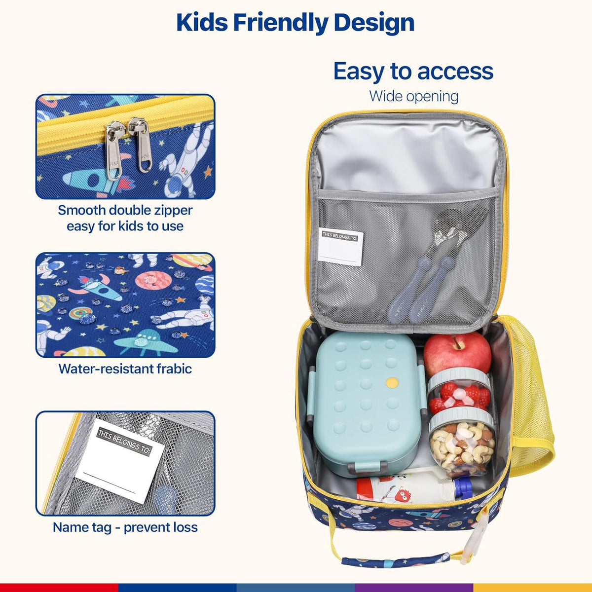 Insulated Kids Lunch Bag