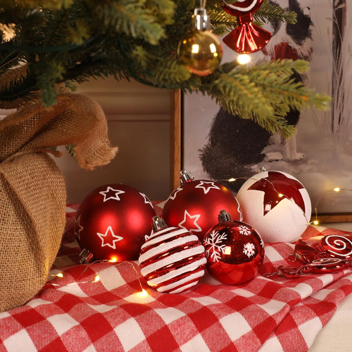 65pcs Christmas Balls Ornaments Set