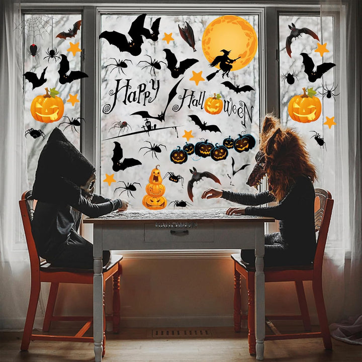 Christmas Window Clings Decorations, 10 Sheets