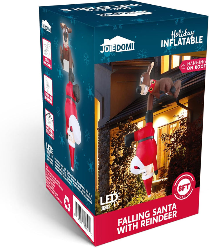 8 FT Hanging Christmas Inflatables Decoration