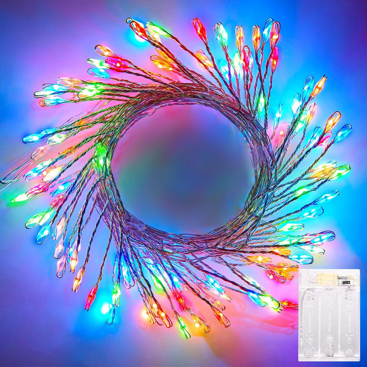 Fairy Lights Battery Operated, 10Ft 120 LEDs