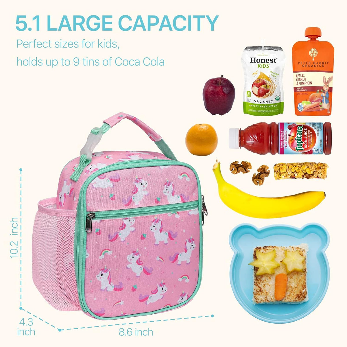 Insulated Kids Lunch Bag