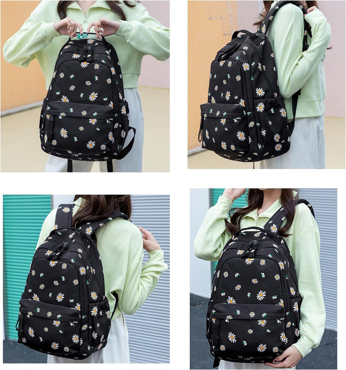 Daisy Prints Backpack for Girls