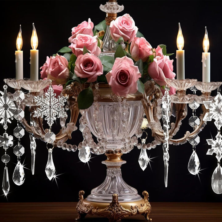 18pcs Crystal Christmas Ornaments