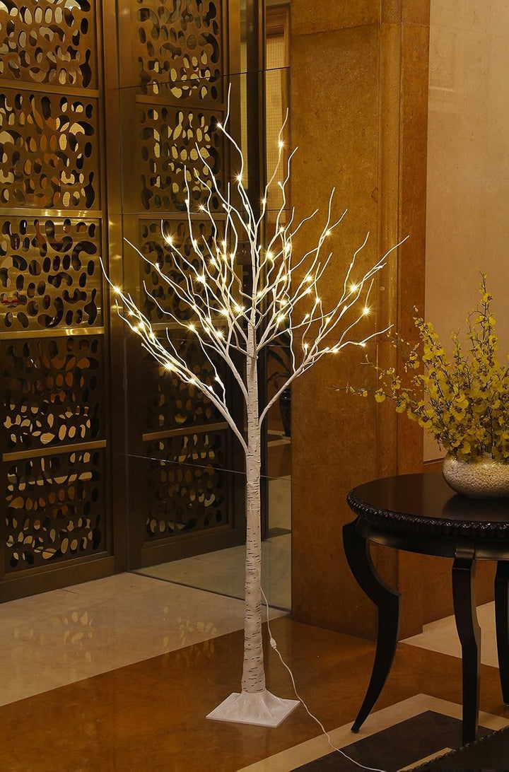 LED Birch Tree Light Set