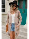 Angel Wings Star Open Front Long Sleeve Cardigan