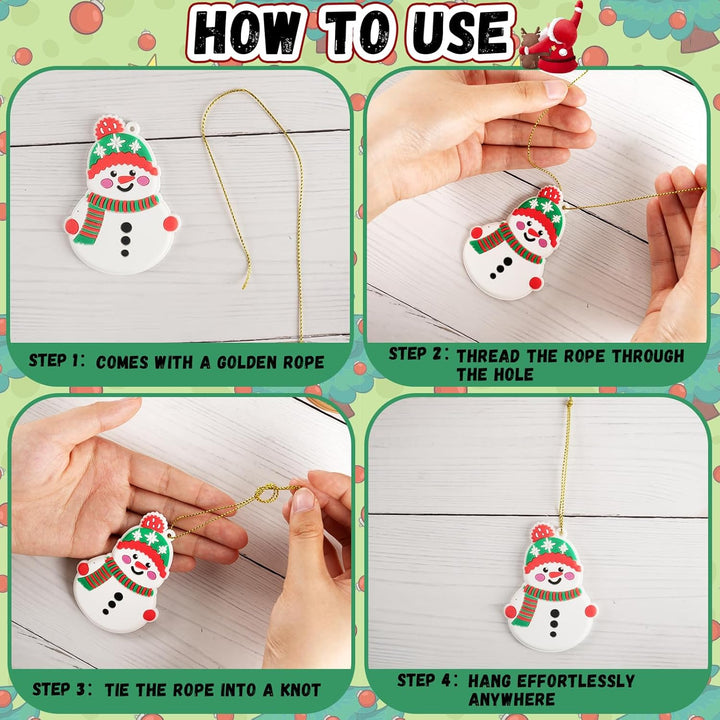 Christmas Ornaments for Tree Decorations, 12pcs