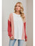 Double Take Texture Contrast Round Neck Long Sleeve T-Shirt