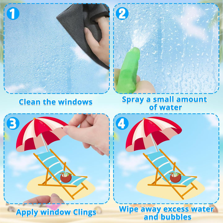 116PCS Christmas Decorations, 9 Sheets