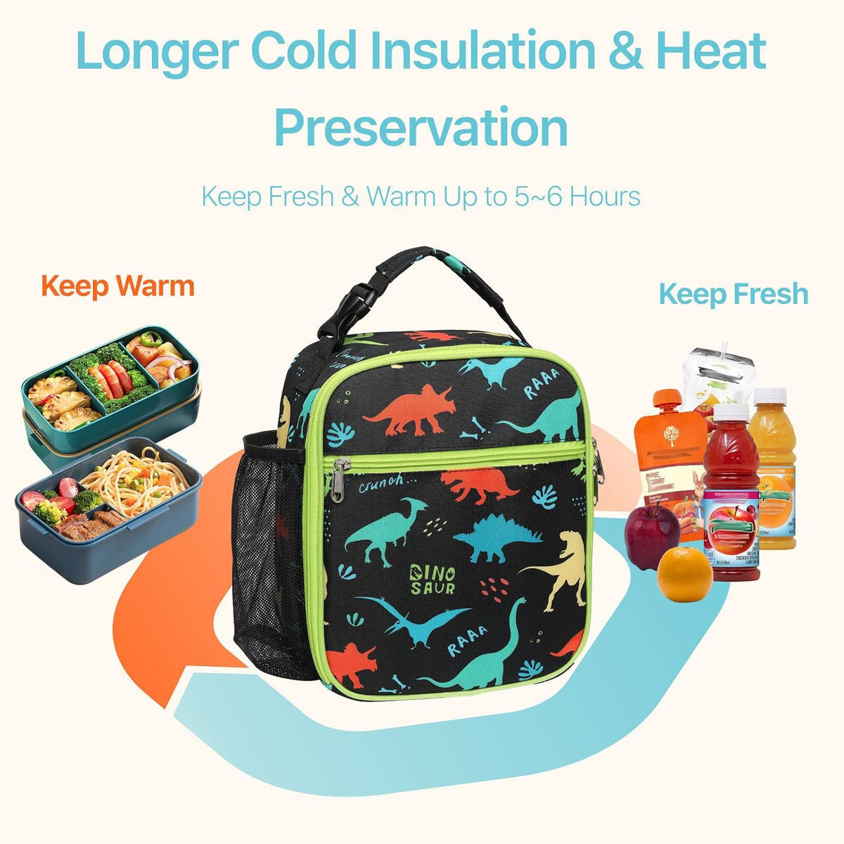 Insulated Kids Lunch Bag