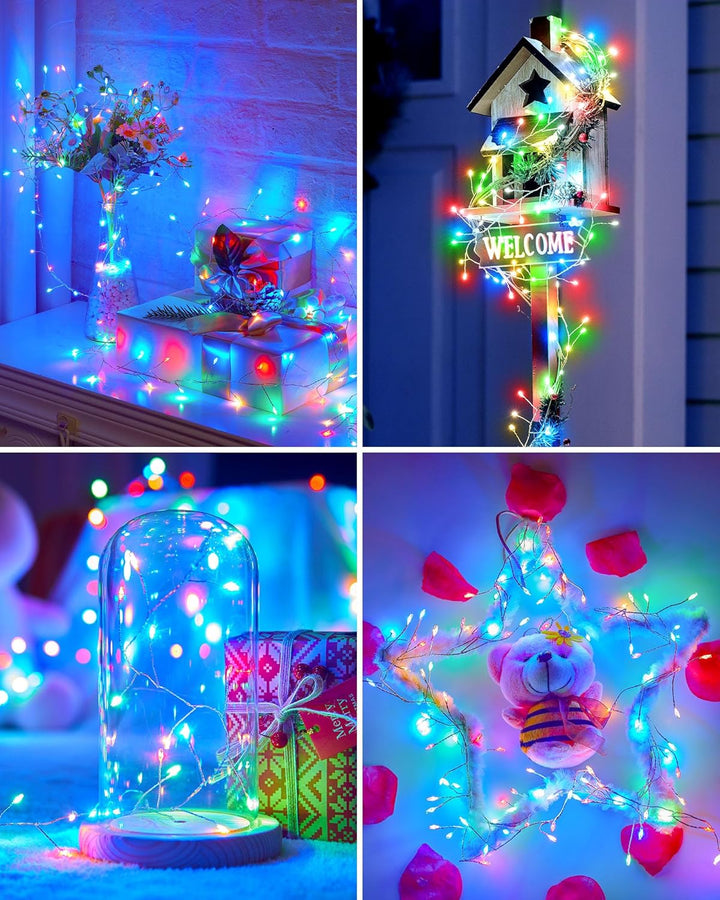 Fairy Lights Battery Operated, 10Ft 120 LEDs