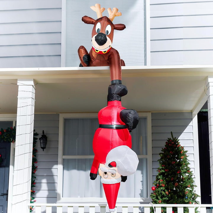 8 FT Hanging Christmas Inflatables Decoration