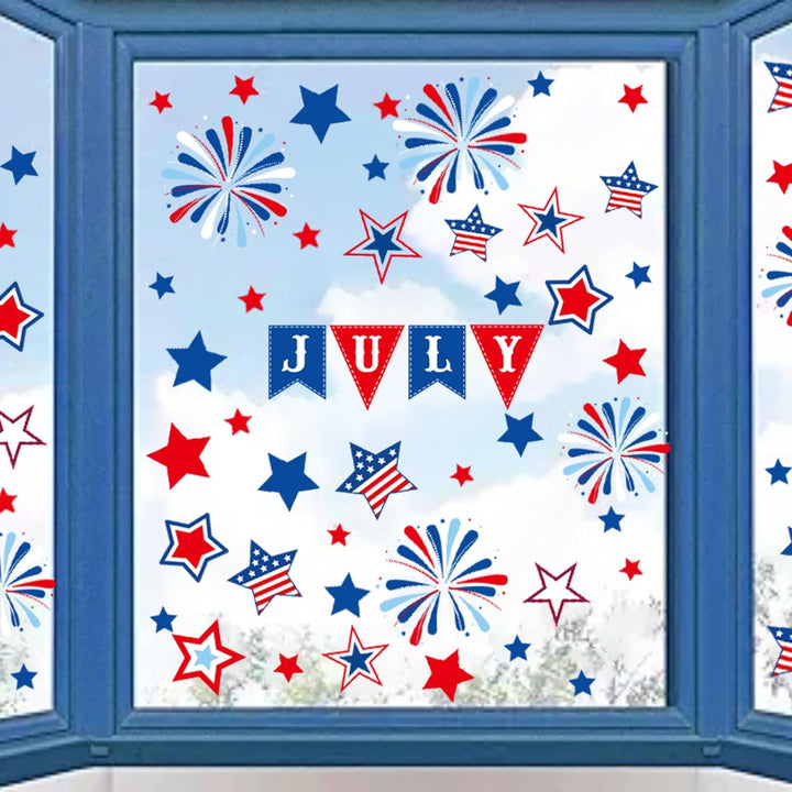 Christmas Window Clings Decorations, 10 Sheets