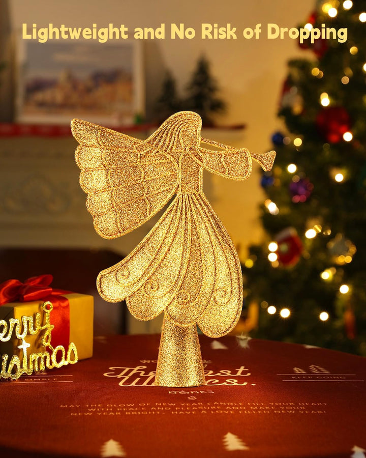 Christmas Star Tree Topper with Built-in Led