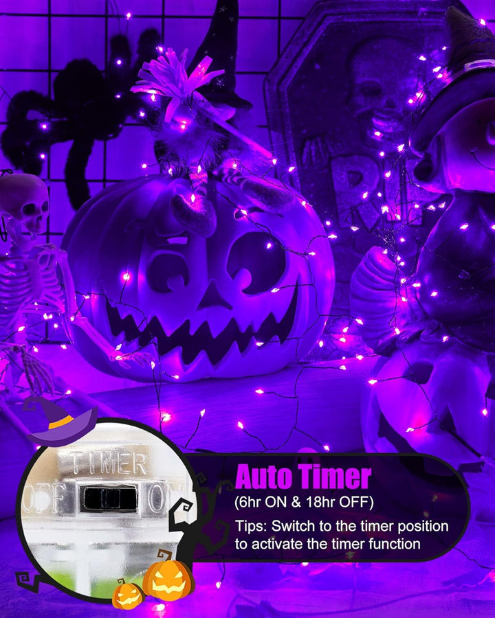 Fairy Lights Battery Operated, 10Ft 120 LEDs