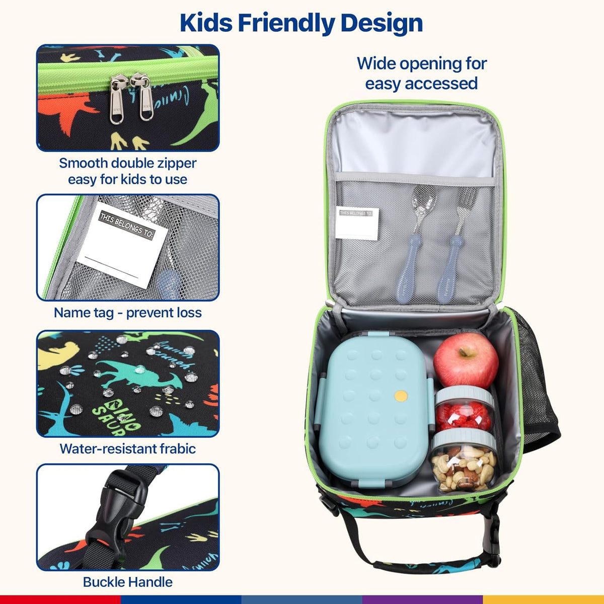 Insulated Kids Lunch Bag